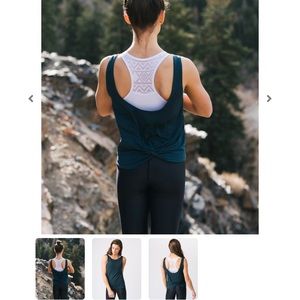 Zyia Midnight Blue Swirl Tank